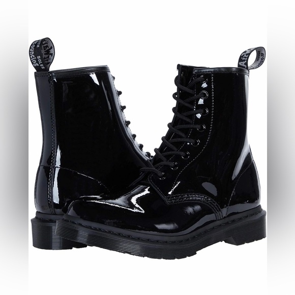 Dr. Martens Shoes - Dr. Martens Black Patent Leather Ankle Boot Women’s
Size: 8